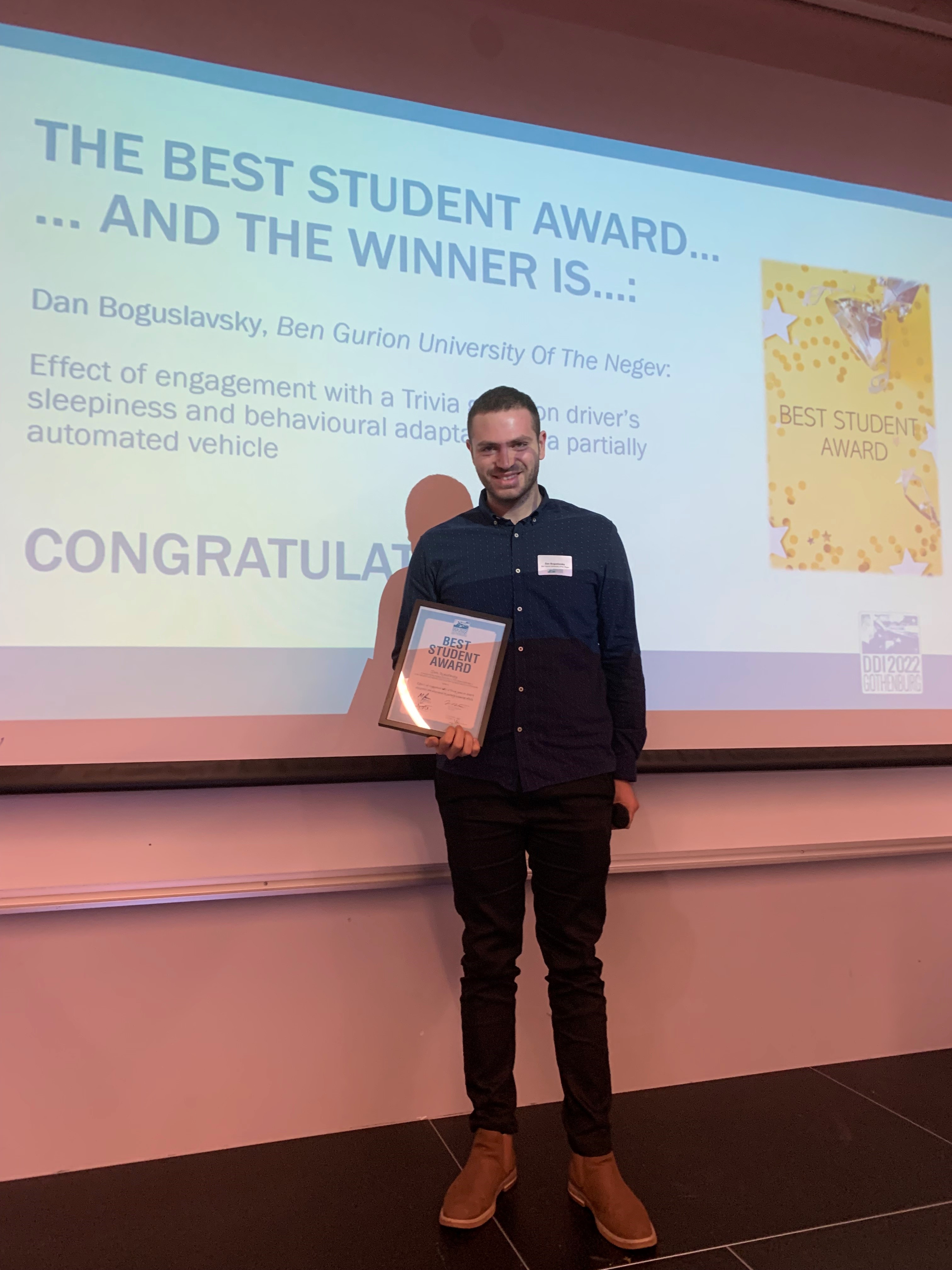 Dan Best Student Award
