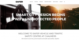 SAFER vehicle and traffic safety centre at Chalmers website